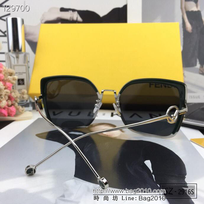 FENDI芬迪 寶麗來樹脂偏光鏡片 TR90鏡架 2019新款太陽鏡 遮擋有害光線防輻射 2916S  lly1572
